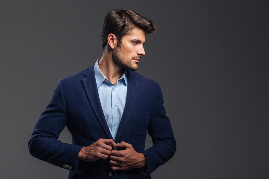 Casual Man Side View Stock Photo - Download Image Now - Men