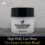 mens hairstyling soft blend hair putty highlights