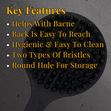 long handle shower brush key features