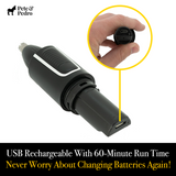 nose ear eyebrow trimmer charger