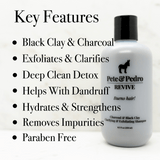 black clay charcoal shampoo key features