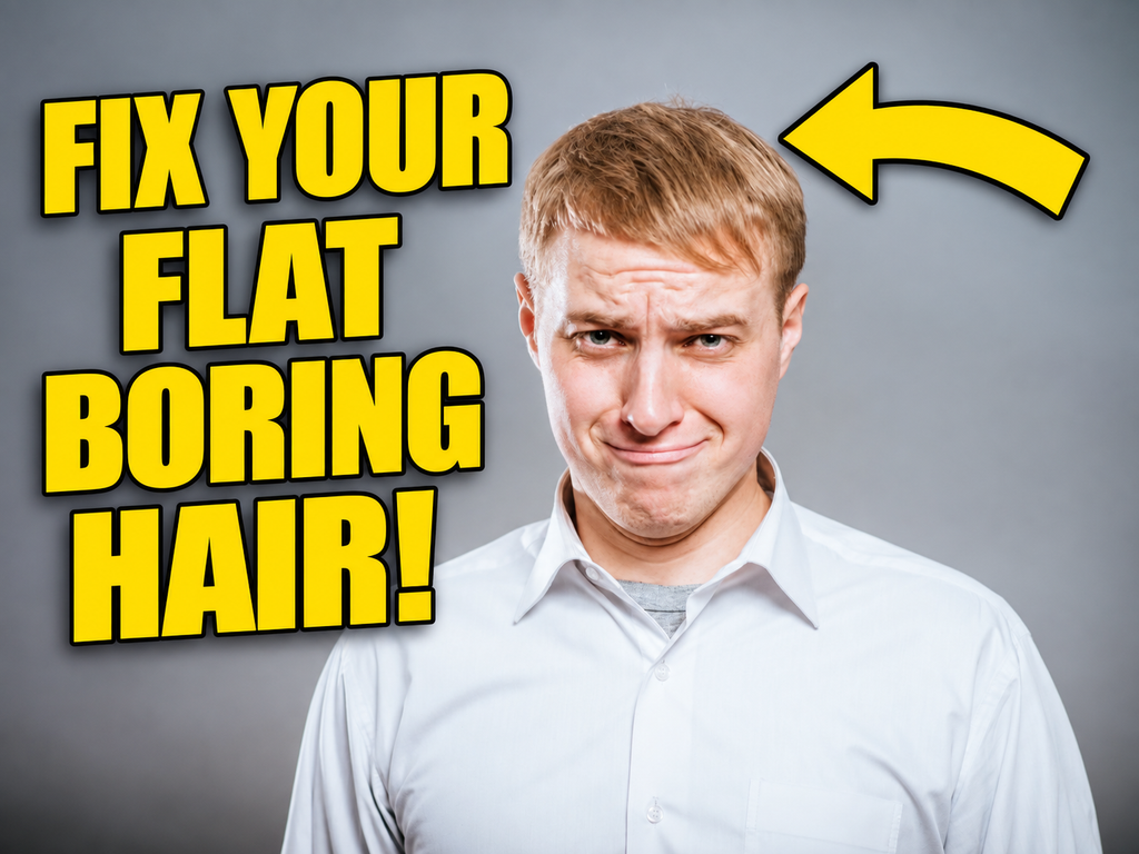 10 Reasons Men's Hair Looks Flat & How to Fix And Get More Volume!