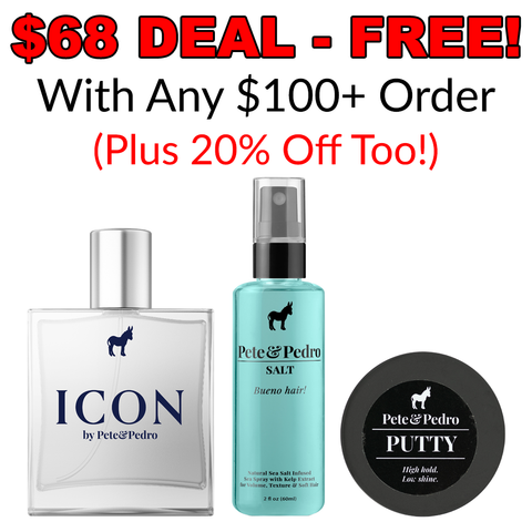 mens grooming hair fragrance Black Friday special gift set deal