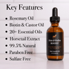 hair beard growth biotin rosemary serum oil key features