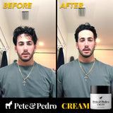 mens hairstyle before and after with hair cream
