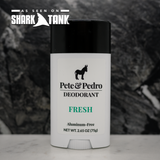 natural fresh scented deodorant as seen on shark tank