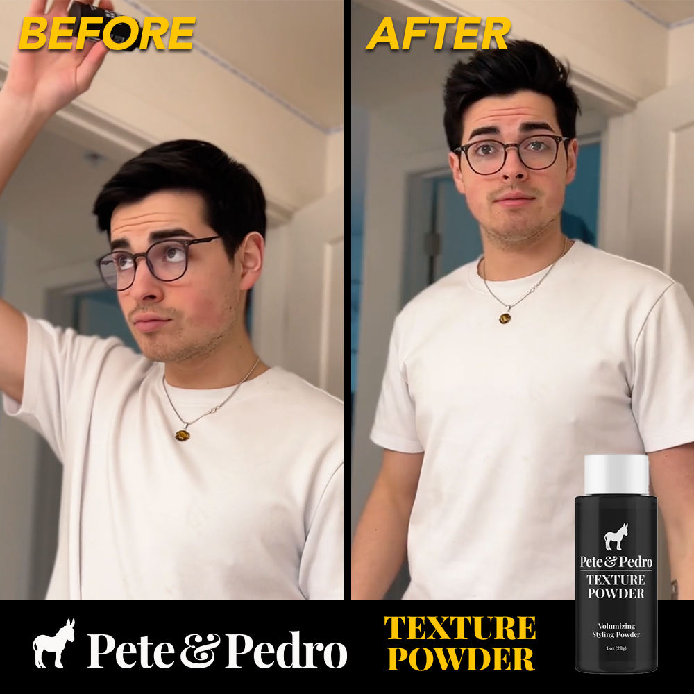 Texture & Volume Styling Powder For Men's Hair | Medium Hold, Low Shine