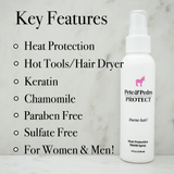 hydrating heat protection hair spray benefits