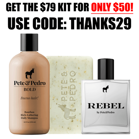 men's grooming shampoo body bar cologne set