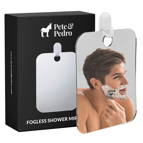 Fogless Shower Shave Mirror Shaving & Manscaping Mirror In Shower
