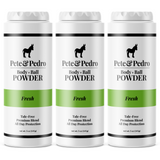 mens balls body sweat odor powder fresh scent 3-pack set