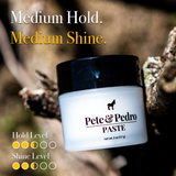 mens hair styling paste shine and hold