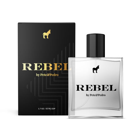 Pete & Pedro Rebel - Eau de Parfum | Original Male Fragrance - Citrus and Musky with Lasting Woody Notes Men's Cologne | As Seen on Shark Tank, 1.7