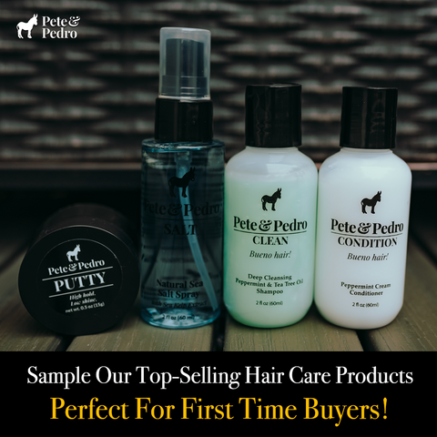 Hair shop product samples