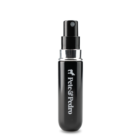 Pete & Pedro Cologne & Perfume Portable Refillable Travel Bottle, 5ml, Adult Unisex, Black