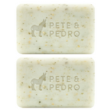 natural body bar soap two back